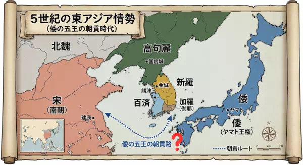 5世紀の東アジア情勢